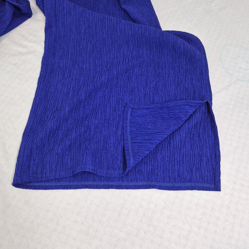 Eileen Fisher Womens Wide Leg Ankle Pants Pull On Size M Purple NWT 7 - Picture 4 of 8